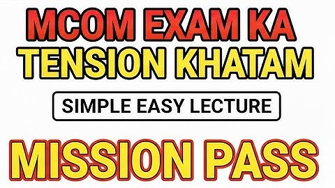 ❤️University Solution❤️|2025 Mcom Nep Sem1|Exam Time Table  |Most  Important Questions|ARK sir
