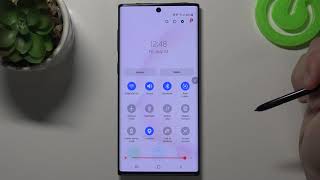 How to Find and Open Flashlight in SAMSUNG Galaxy Note 10 – Use Torch screenshot 5