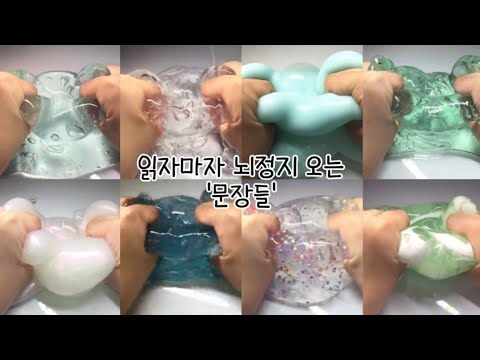 보자마자 뇌정지 오는 문장들 몽글님영상 대규모시리즈 액괴시리즈