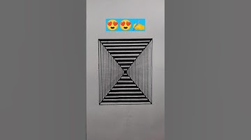 3d optical illusion drawing #3d #art #drawing #shorts #viral
