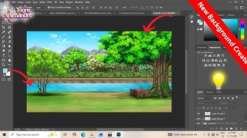 How To Make Ssoftoons Background Create | Adobe Photoshop Tutorial Hindi (हिन्दी) 