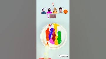 Squid game #colormixing #satisfying #squidgame #squidgamechallenge #squidgame2 #shorts #short #pink