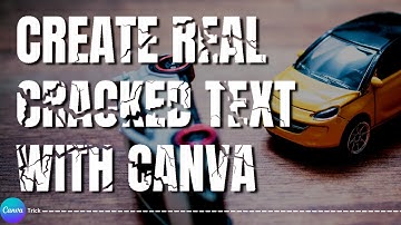Tutorial How To Create Real Cracked Text With Canva