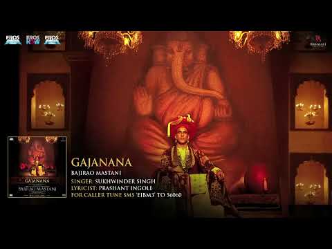 Gajanana Uncut Full Song  Bajirao Mastani  Sukhwinder Singh  Ranveer Singh Priyanka Deepika