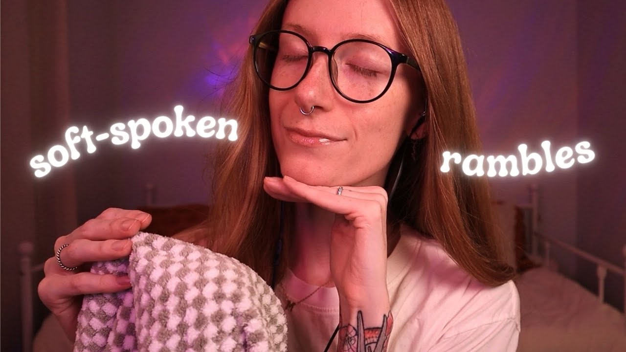 Soft-spoken ASMR | Rambles for a cozy evening 🌙 (vids, co-working & books)