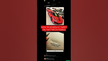 How to Schedule Tweets on Twitter on Mobile [No Website/apps] #shorts #twitter