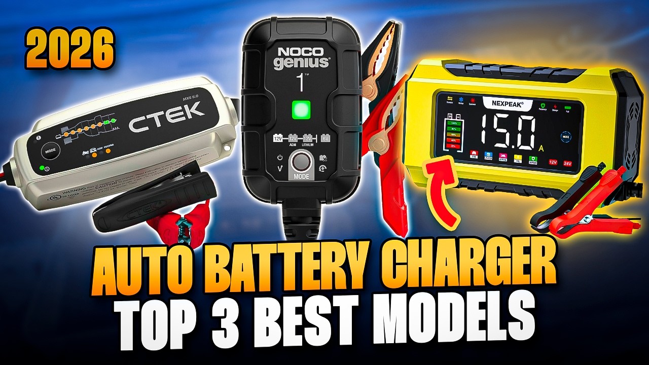 Discover the Best BATTERY CHARGERS to Buy in 2026! TOP 3 Options ...