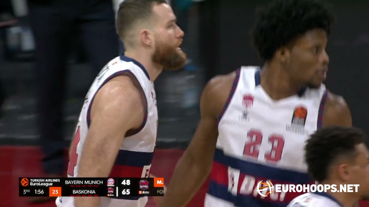 FC Bayern Munich - Bitci Baskonia Vitoria-Gasteiz 76-81: Matthew Costello (23 points, 9 rebounds)