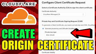 How To Create A Cloudflare Origin Certificate (2026) (Quick And Easy Guide)
