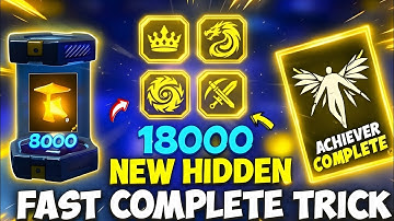 🔥 Free Fire New Achievement Mission | All Rewards & Full Details | New Update Event 2025 | ff