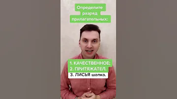 Разряды прилагательных #русскийязык #подготовкакцт #урок #цт