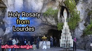 Holy Rosary from Lourdes || English Rosary || 23.05.2024