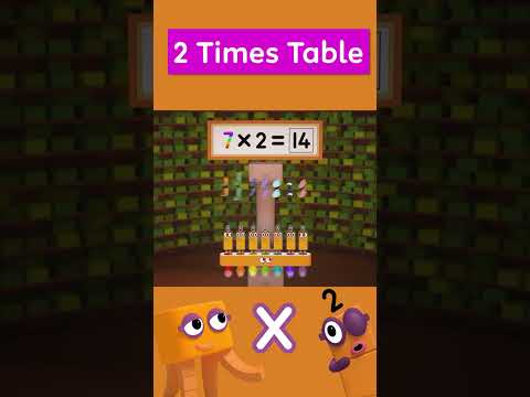 Two Times Tables Speedrun! | Learn to Count for Kids | Number Cartoon | Numberblocks #shorts