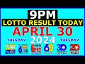 Lotto result today 9pm april 30 2024 pcso