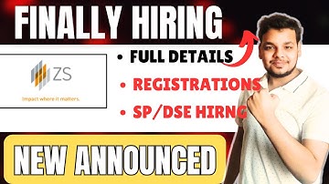 Finally ZS Biggest Hiring Announced | Off Campus Drive | 2025, 2024 Batch Hiring | Fresher Jobs