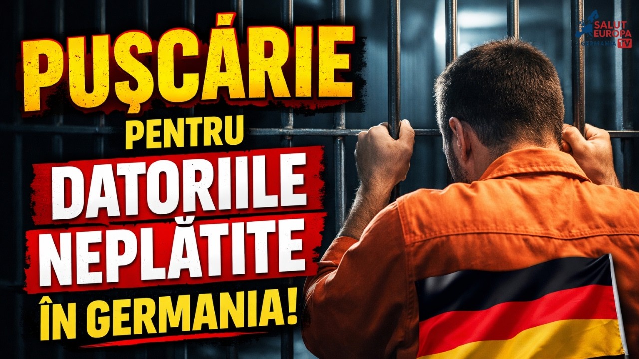 PUȘCĂRIE pentru datorii în Germania? Ce spune legea germană!