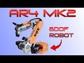 Ar4 mk2 6 dof robot arm  diy 6 axis robot kit  arduino controller with python program interface