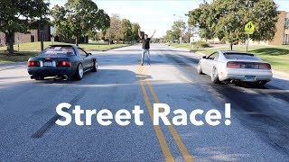 Ricer Talks Smack.. Then Gets Beat In A Race!!!