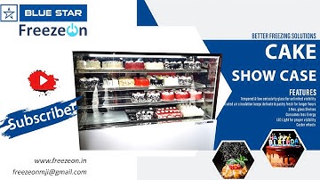 BLUE STAR - CAKE SHOW CASE | DISPLAY COUNTER