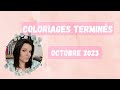 Coloriages termins octobre 2023 completed pages october 2023 coloriage