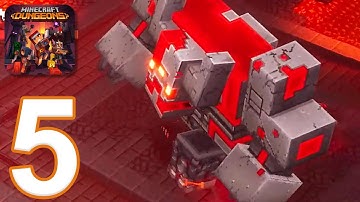 Minecraft Dungeons - Gameplay Walkthrough Part 5 - Fiery Forge (PS4 Pro)