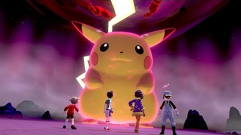 Encounter Gigantamax Pikachu in Max Raid Battles - Pokémon Sword & Shield