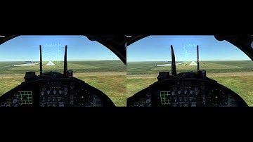 DCS World 1.5.1 F-15C Landing 3D test 4K
