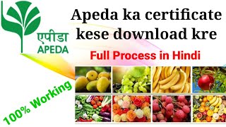 How To Download APEDA Certificate Export Import Business Gs Skills