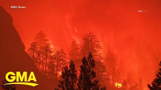Caldor fire forces thousands more to evacuate in Northern California l GMA