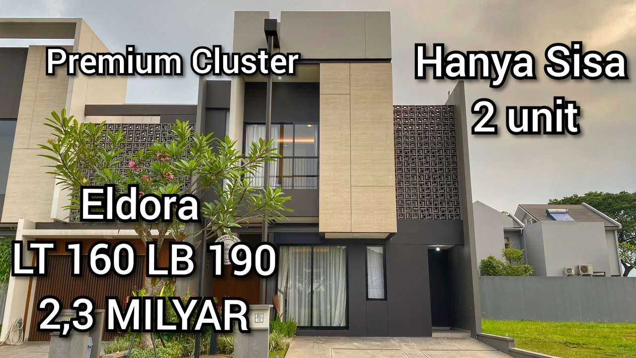 ELDORA TAHAP 2 RUMAH ELDORA PREMIUM CLUSTER DI SUVARNA SUTERA HARGA 2.6 MILYARAN