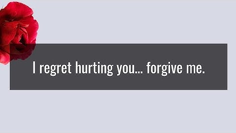 Please give me another chance.💘💓💘💕