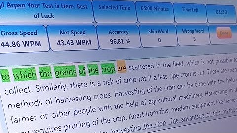 Online English Typing Test | 42 WPM 😰Typing Speed | Paragraph Typing Practice #typing #typingtest