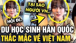 Du học sinh Hàn Quốc thắc mắc tại sao người Việt Nam đi ăn hay ngồi cạnh nhau | Tin 3 Phút