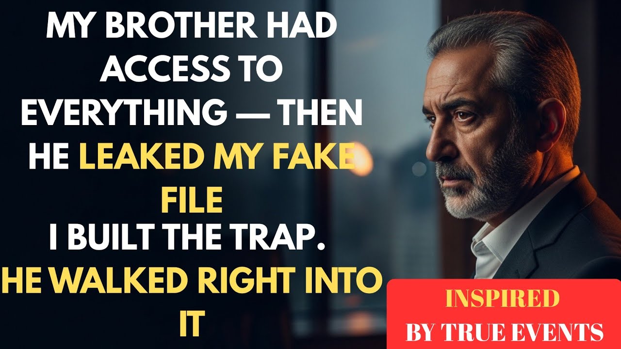 My Brother Leaked My Business Secrets. I Set a Trap. He Walked Right Into It.