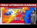 DC weather: Morning showers clearing to afternoon sunshine Friday