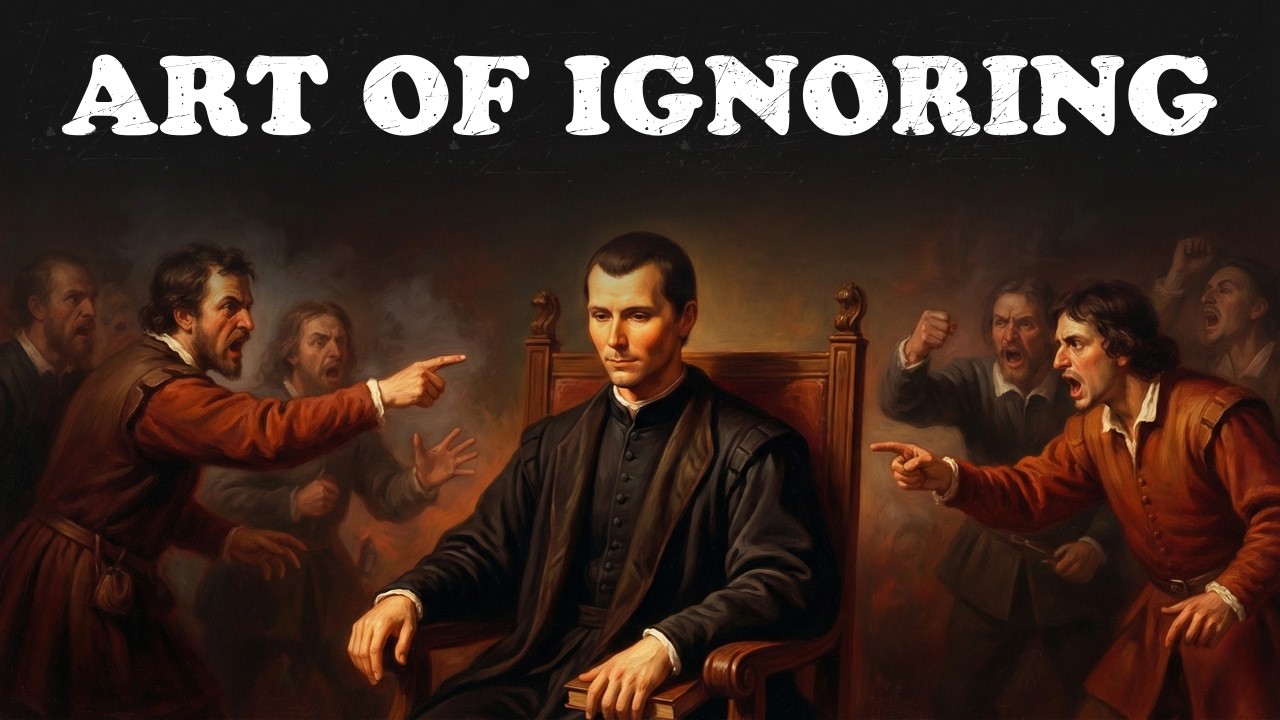 Art Of Ignoring People! Most Ruthless Power | Machiavelli's Dark Psychology