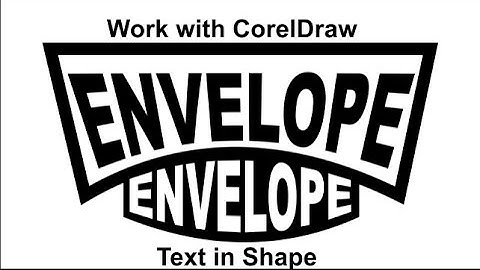 CorelDraw Tutorial: Text in shape part 1