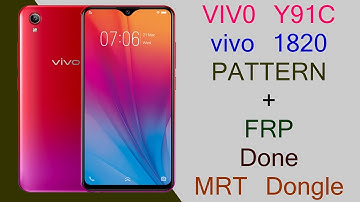VIVO Y91C vivo 1820 Pin+FRP Reset Done By 1 Click With MRT Dongle
