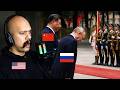 American Reacts THE GESTURE: Putin Bows in Respect to China's Guard of Honor Before Red Carpet Walk