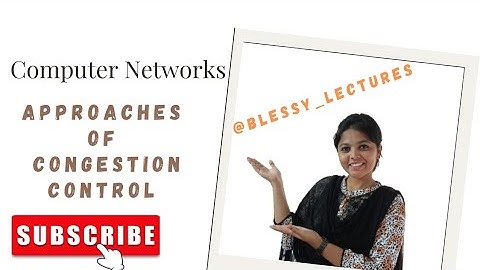 Computer Network: Approaches of Congestion Control || BTech JNTUK/JNTUGV || @Blessy_Lectures ☺️💥🦋