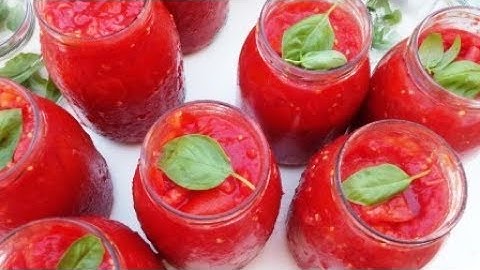 Come preparare le conserve di pomodori