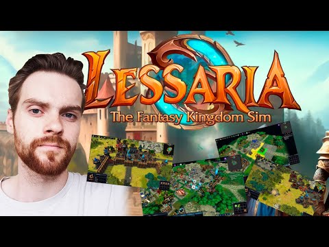 Видео: Интервью: с разработчиками  Lessaria: Fantasy kingdom sim