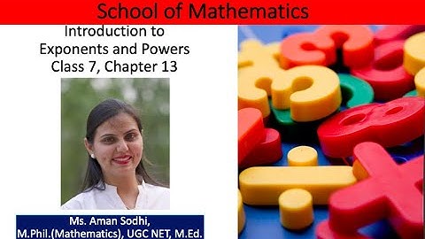 Exponents and Powers |CLASS 7 |Chapter 13 | Math Solutions Aman Sodhi