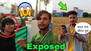 @souravjoshivlogs7028 Again Exposed - @DeepakJoshiVlogs Reply #shorts #souravjoshivlogs