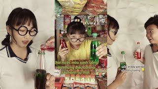 Chai Nước Xanh Đỏ Siêu Năng Lực