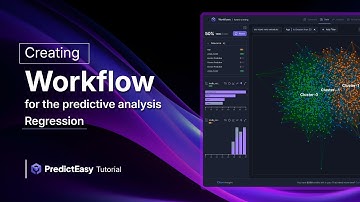 Creating workflow for the predictive analysis : Regression | PredictEasy Tutorial 🚀