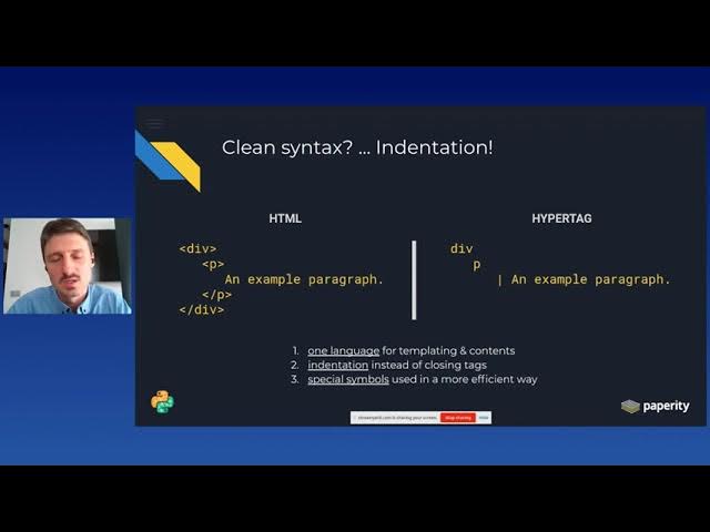 Image from Hypertag: an Indented Language for easy HTML Generation & Web Templating