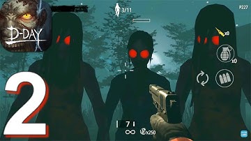 Zombie Hunter D-Day - Gameplay Walkthrough Part 2 (Android)