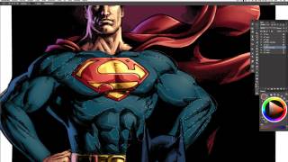 Batman & Superman Coloring Process