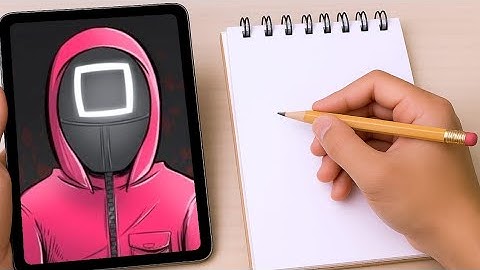 How to draw squid game Guard step by step.  Easy drawing step by step. Squid game drawing tutorial